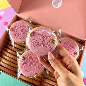 Fancy Birthday Cookie Box