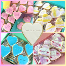 Load image into Gallery viewer, Design Your Own HEART Cookies