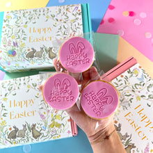 Load image into Gallery viewer, Happy Easter Bunny Ears Cookies