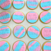 Load image into Gallery viewer, He or She Cookies