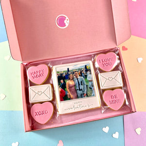 Polaroid Valentine's Day Cookie Gift Box