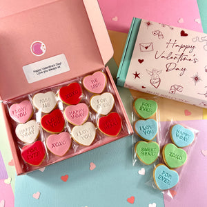 Valentine’s Day Mini Heart Cookie Gift Box