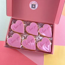 Load image into Gallery viewer, I Love You Heart Cookies