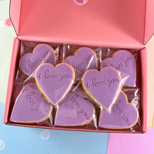 Load image into Gallery viewer, I Love You Heart Cookies