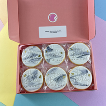 Load image into Gallery viewer, Cursive Happy Birthday Cookies