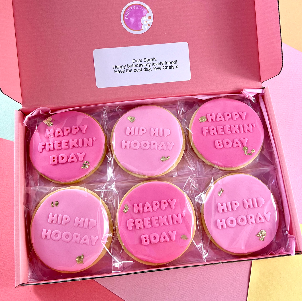 Happy Freekin' Bday Cookies