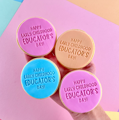 Happy Early Childhood Educator's Day Cookies