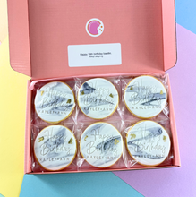 Load image into Gallery viewer, Cursive Happy Birthday Cookies