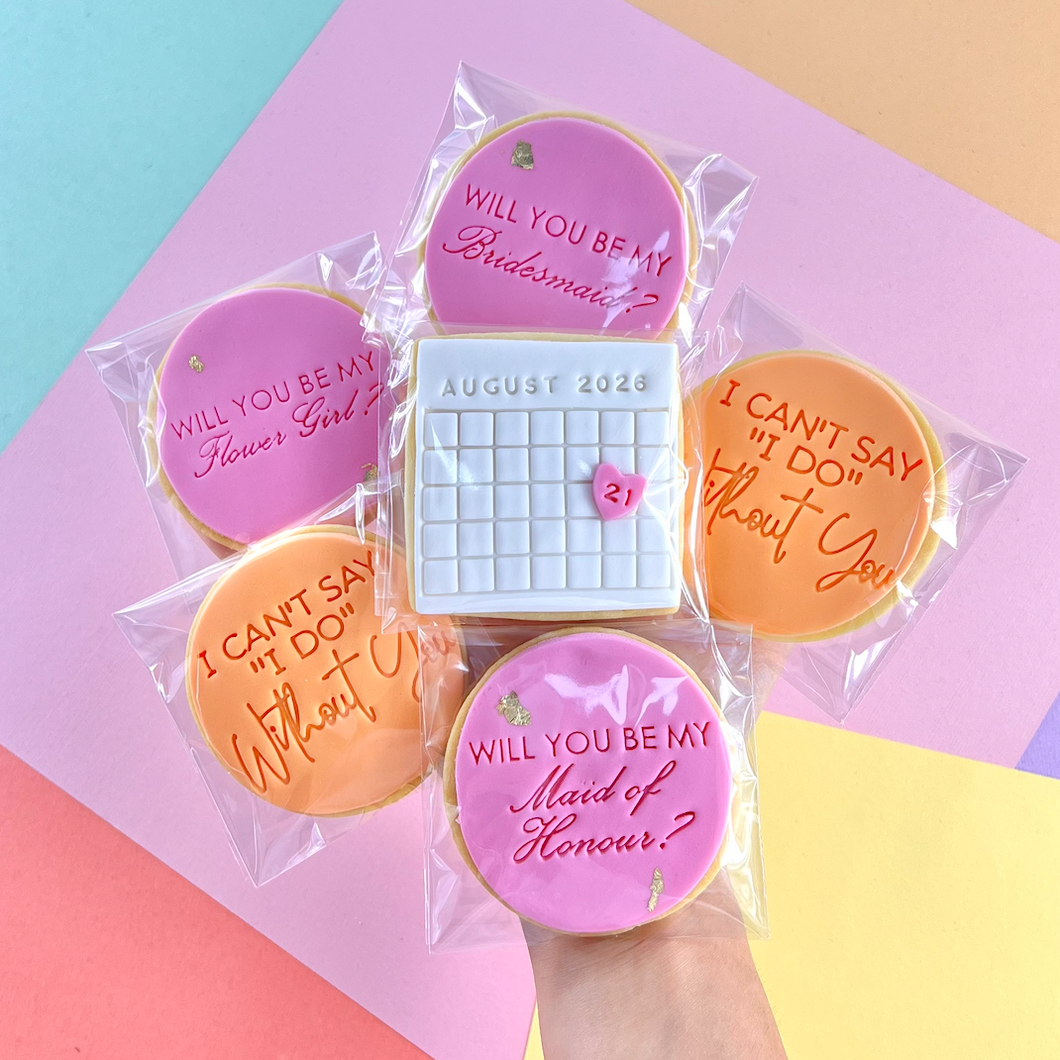 Bridal Party Proposal Cookies - Bride Edition