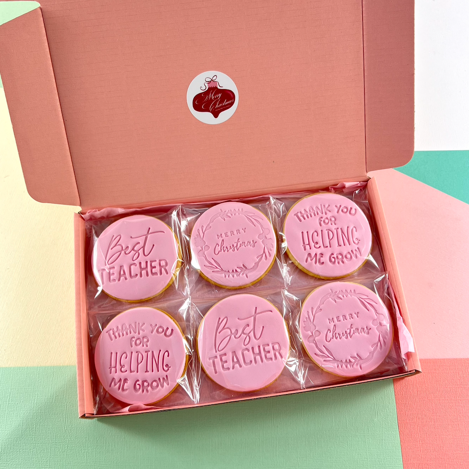 Christmas Teacher Thank You Cookies