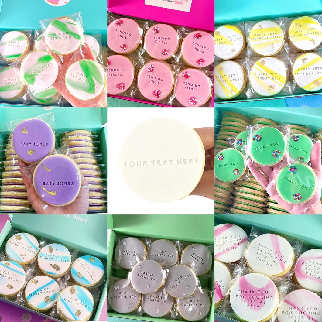 Design Your Own ROUND Cookies