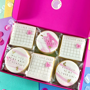 Bridal Proposal Cookie Box